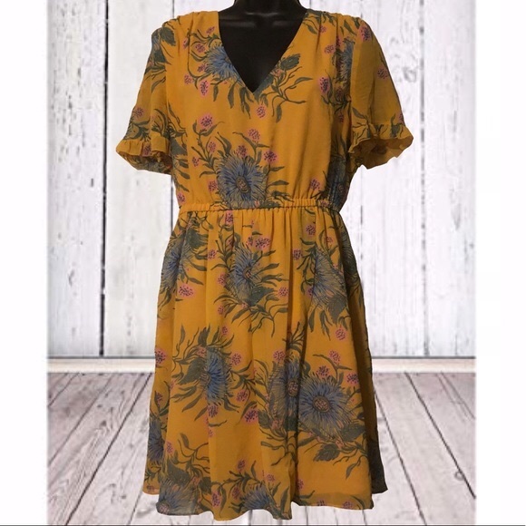 ☀️Madewell | Sweet Grass Ruffle Sleeve Dress | 4 - Picture 5 of 15